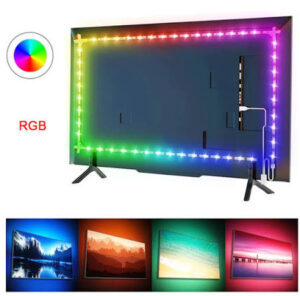 CATA CT-4566 3 Metre USB RGB Şerit LED Seti – Kumandalı TV Arkası LED - Görsel 3