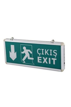 CATA CT-9167 – 3W LED’li Şarjlı EXIT Acil Çıkış Armatürü - Görsel 1