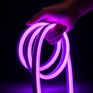 MOL 12 Volt Mor Neon Şerit Led - Görsel 1